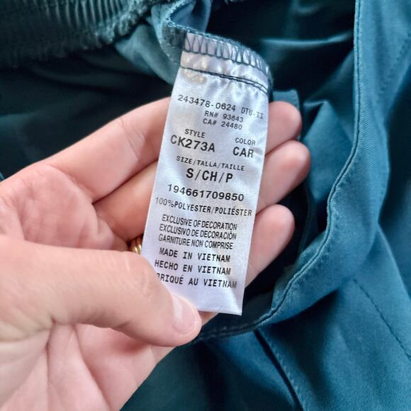 Lot of 3 Jogger Scrub Pants Navy & Teal Small/Small Short - Picture 11 of 16